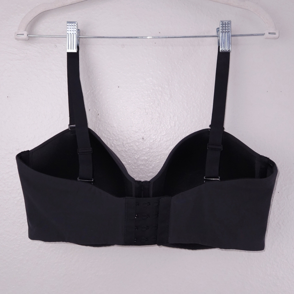 SKIMS Fits Everybody Strapless Bra 40DD Onyx Black Multiway Straps - Picture 3 of 5
